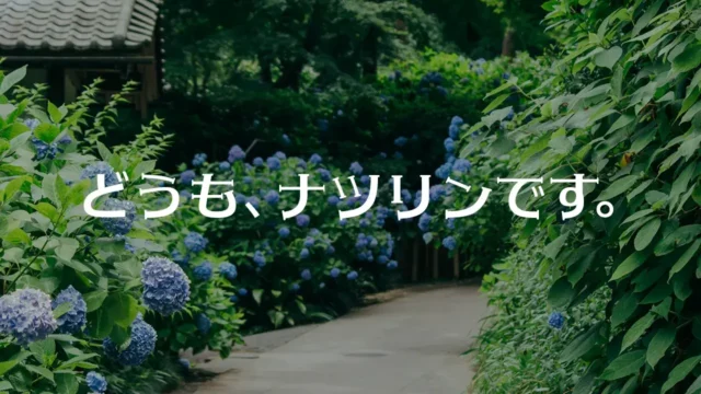 どうも、ナツリンです。